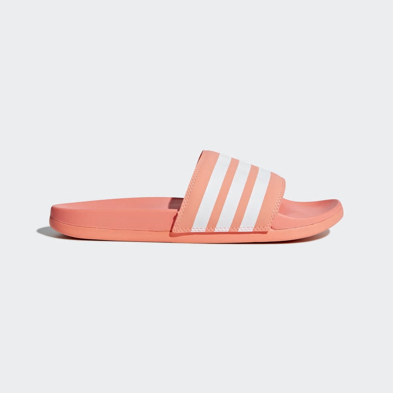 Adidas Adilette Cloudfoam Plus Stripes Női Akciós Cipők - Rózsaszín [D44538]